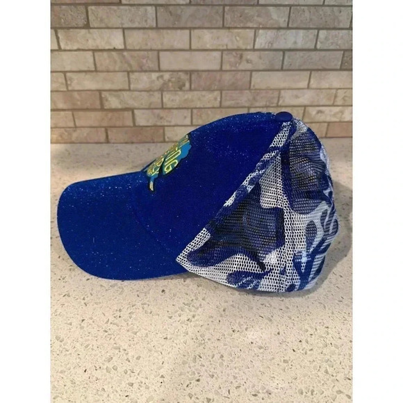 Disney Parks Finding Dory Blue‎ Adult Hat Cap "I'm Having A Dory Moment" Nemo - Picture 4 of 4